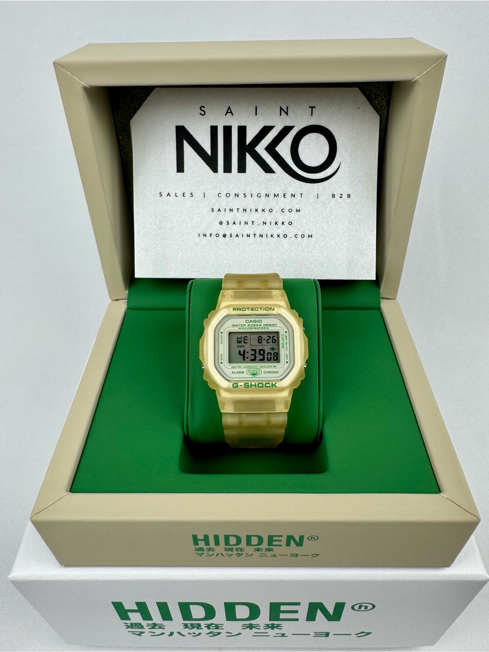 CASIO DW-5600VT HIDDEN NY G-SHOCK Digital Watch Near Mint JAPAN